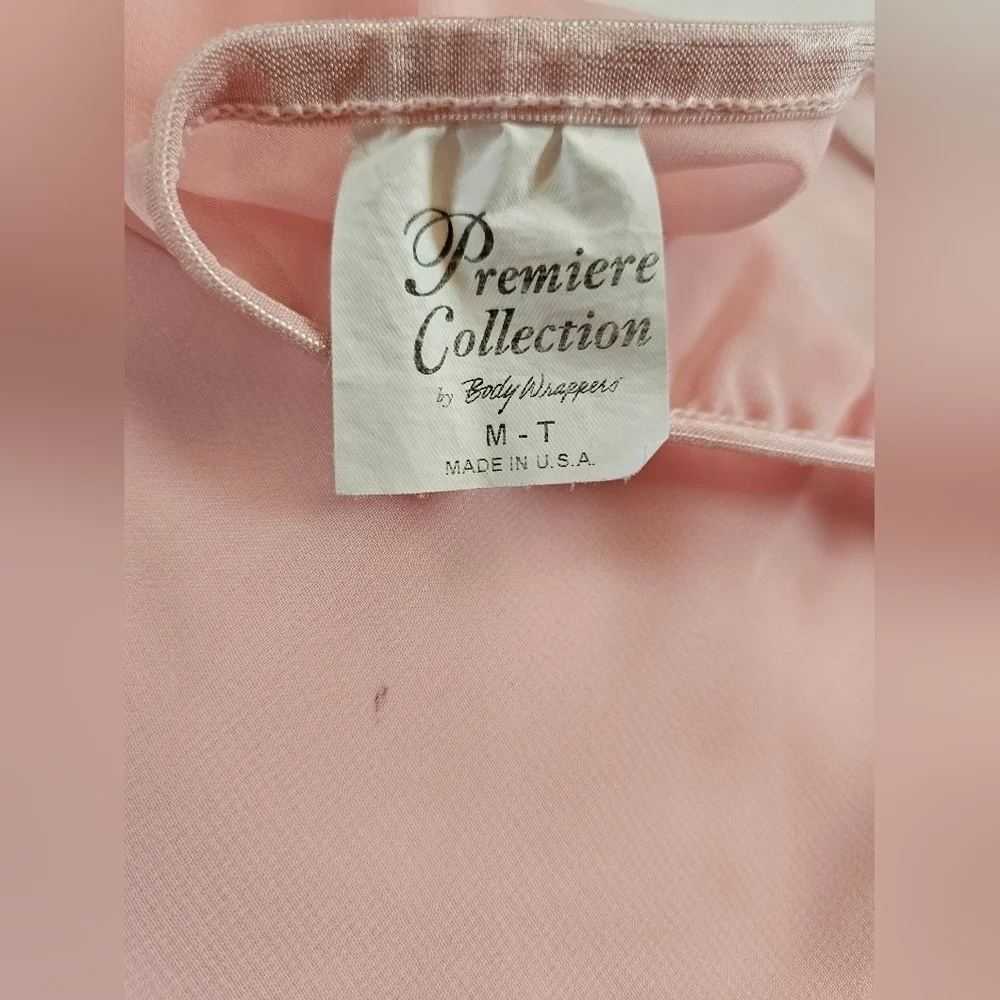 Premiere Collection Girls Pink Sheer Chiffon Dance Skirt W/ Tie At Side Size Med
